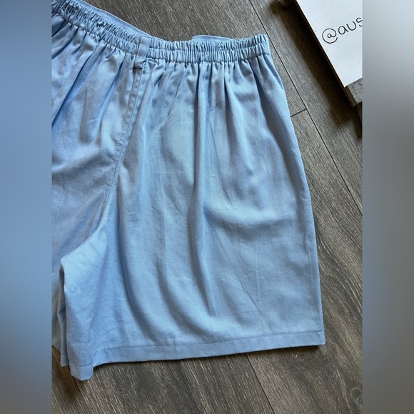 Vintage 70s 80s Flower Applique & Ribbon Embellished High Waisted Shorts. Size S - Picture 7 of 12